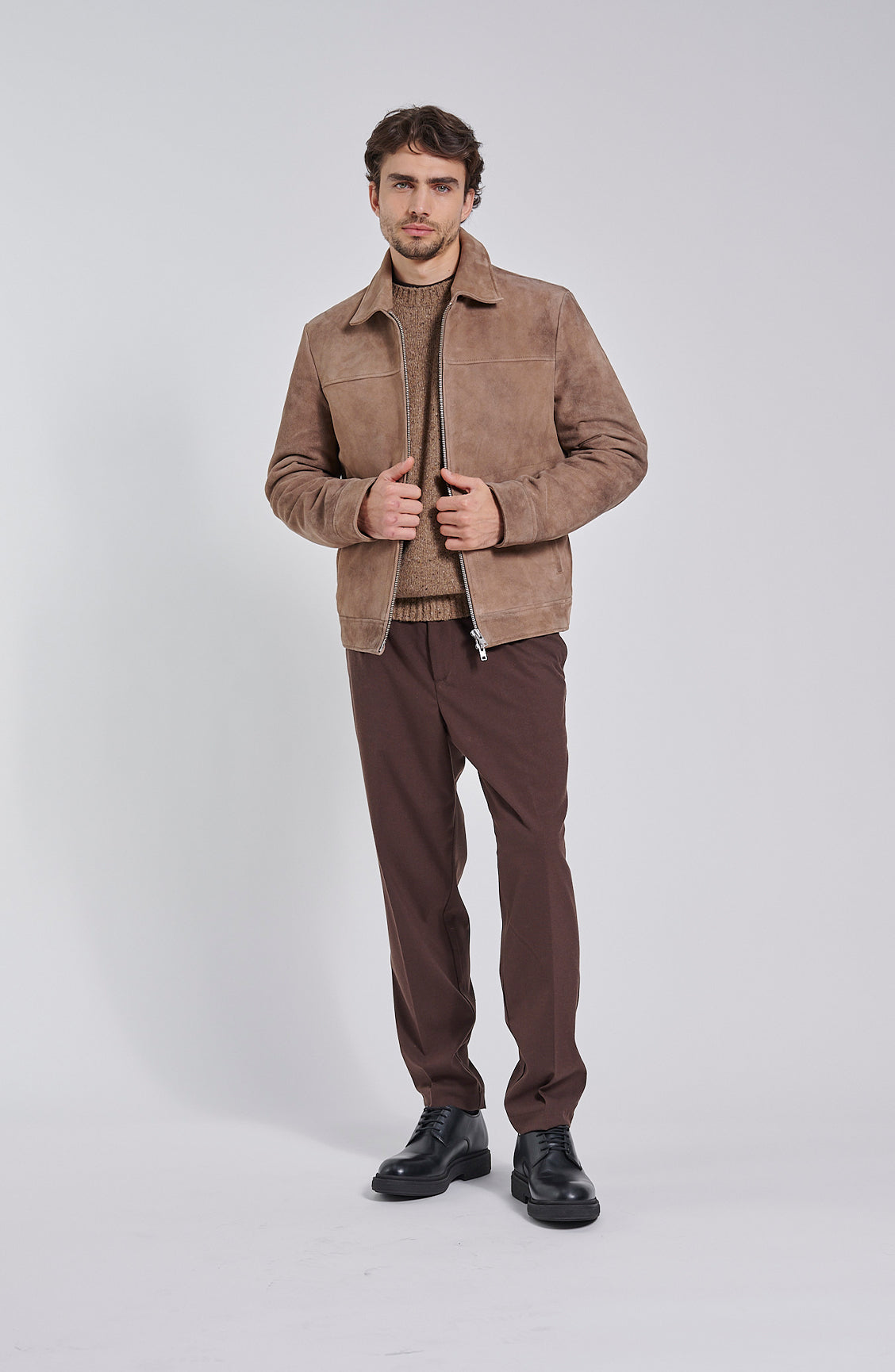 giacche in pelle scamosciata da uomo