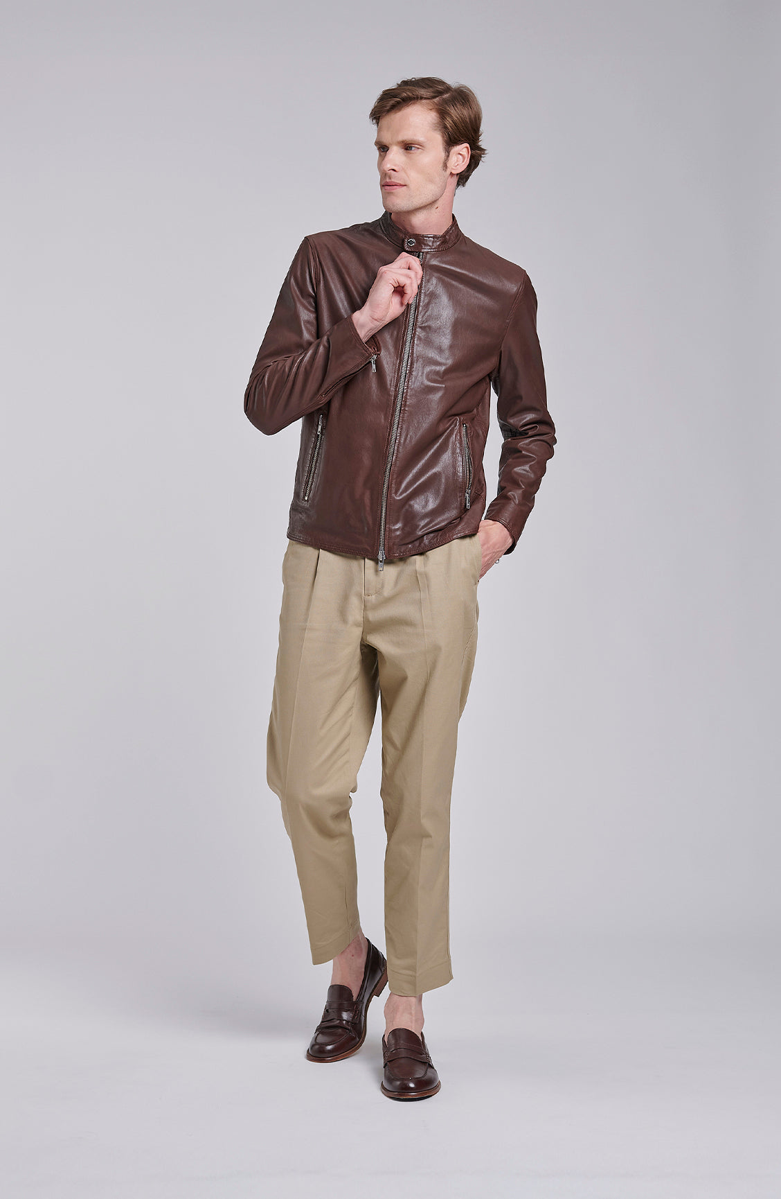 Giacche in pelle da uomo