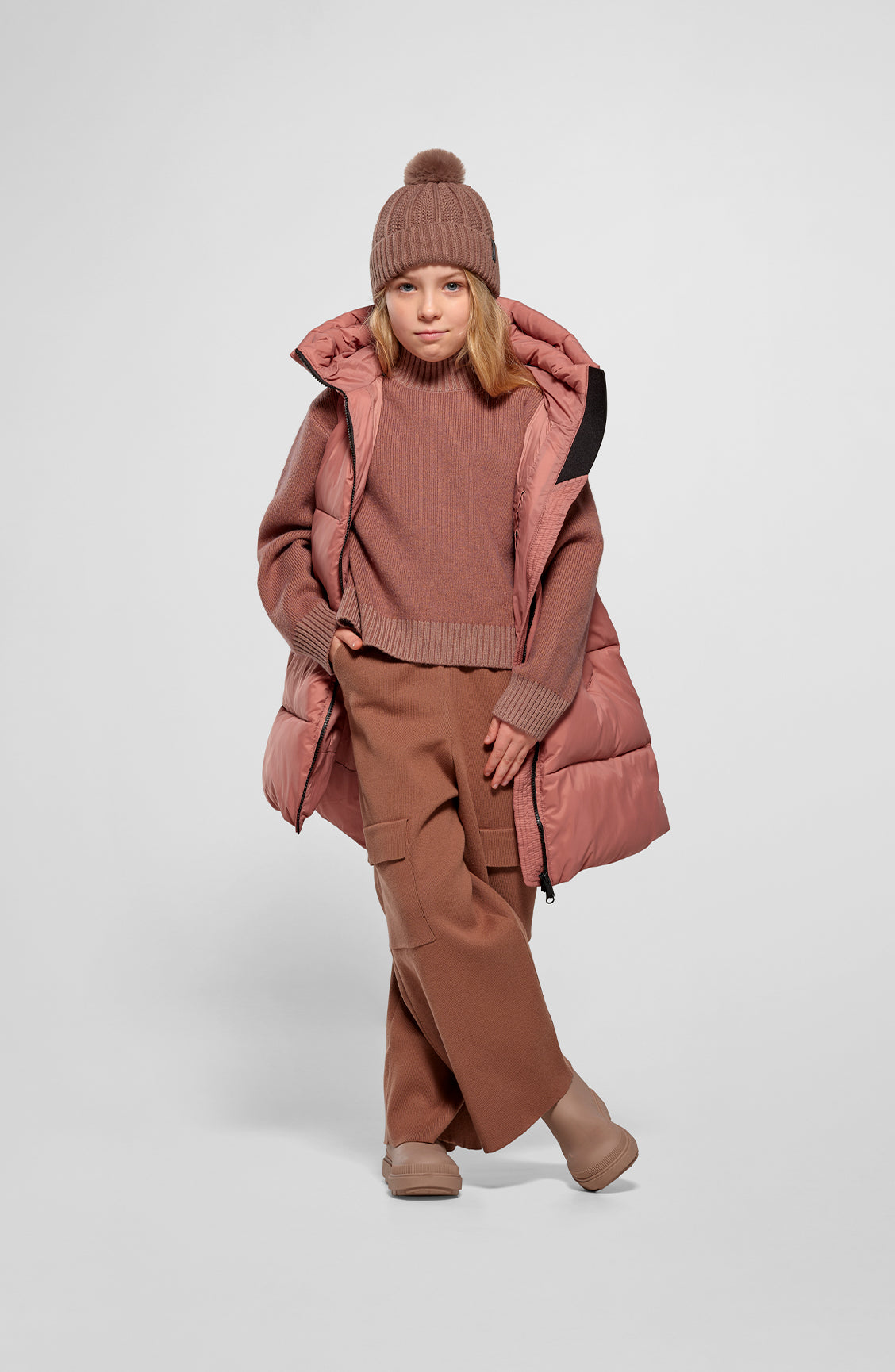 L9WEI Giubbotto Invernale Bambina E Ragazzo – Caldo, Morbido E Con Cappuccio – Taglie Asiatiche – Perfetto Per Autunno/Inverno