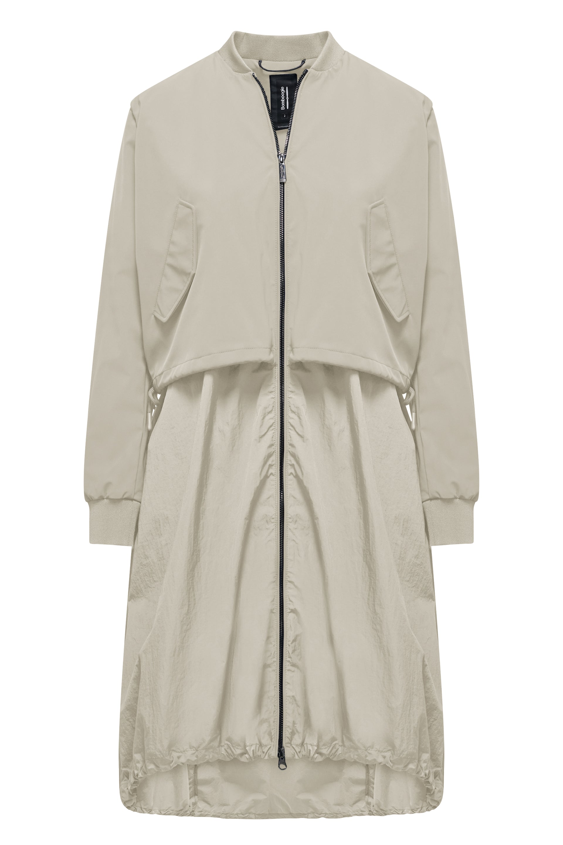 Parka bi-materico sfoderato Bomboogie