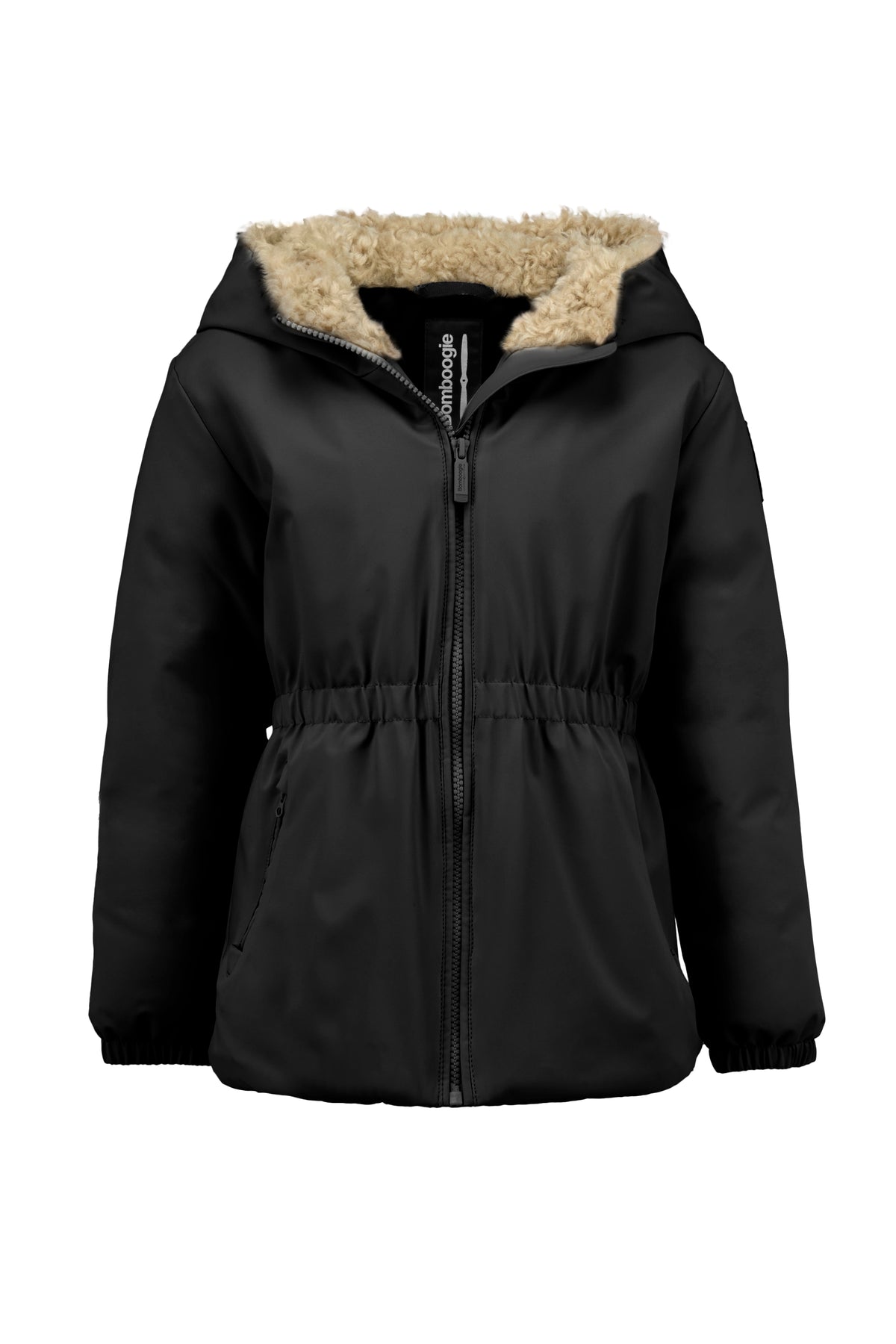 Girls' slim jacket with hood | Bomboogie