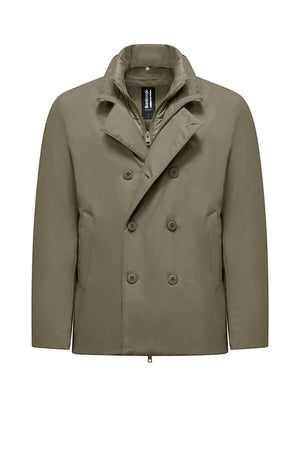 Padded double-breasted jacket