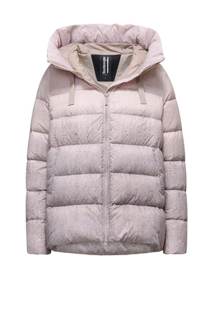 Rome Jacket - Women's short down jacket windproof downproof degradé print