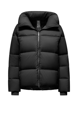 Nylon ripstop down jacket with hood