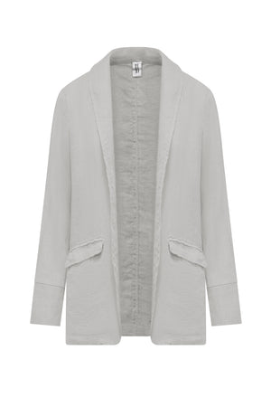 Linen canvas blazer