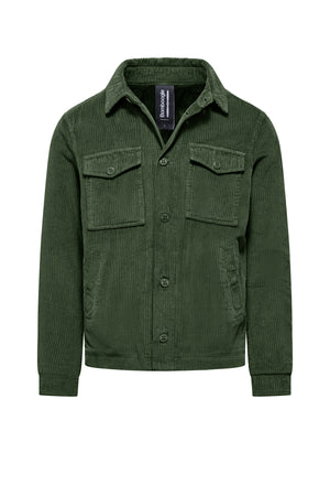 Corduroy jacket with patch pockets
