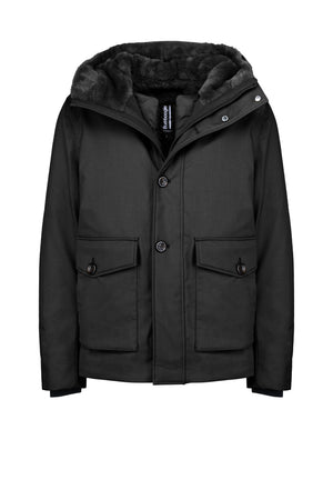 Parka in twill water resistant