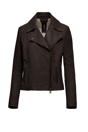 Tiss Lambskin leather jacket