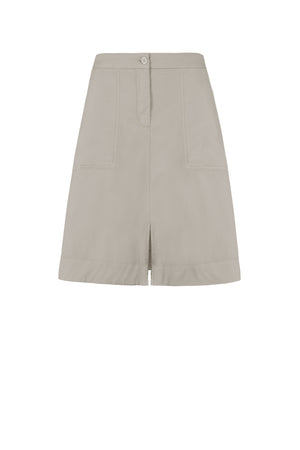 Gonna in twill di cotone e nylon