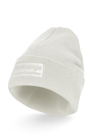 Unisex knit beanie with 3D logo