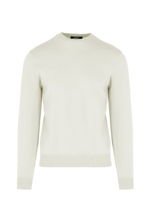 Merino wool crew neck sweater