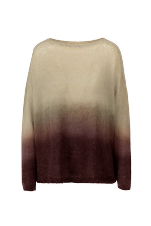 Maglione girocollo in misto alpaca