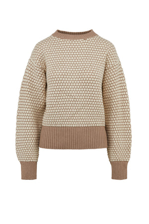 Maglione jacquard soft touch