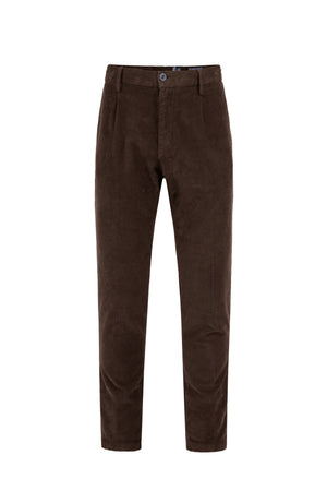 Pantaloni slim fit in velluto armaturato