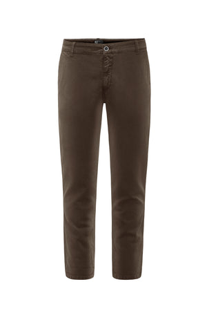 Pantaloni chino slim fit in gabardina stretch