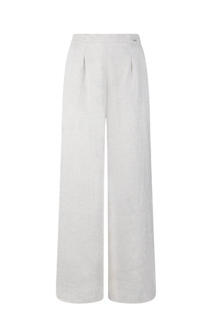 Linen palazzo trousers