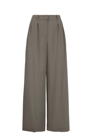 Wide-fit trousers in fluid lyocell