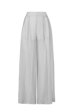 Pantaloni wide fit in misto lyocell