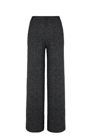 Pantaloni palazzo in maglia