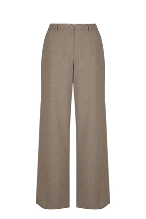 Wool palazzo pants