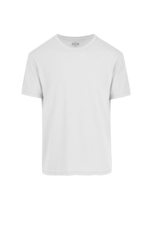 T-shirt regular fit in cotone e lino