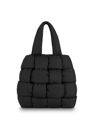 Borsa tote da donna imbottita trapuntata water resistant downproof
